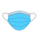 An illustration of a surgical mask.